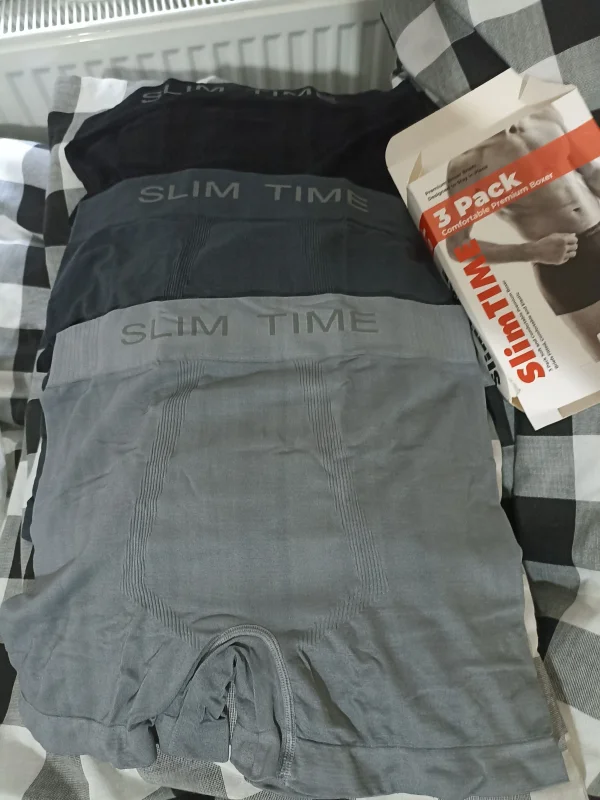 Dikişsiz Lastiksiz Rahat Boxer - Slim Time Premium Ekstra Konforlu Dikişsiz Boxer